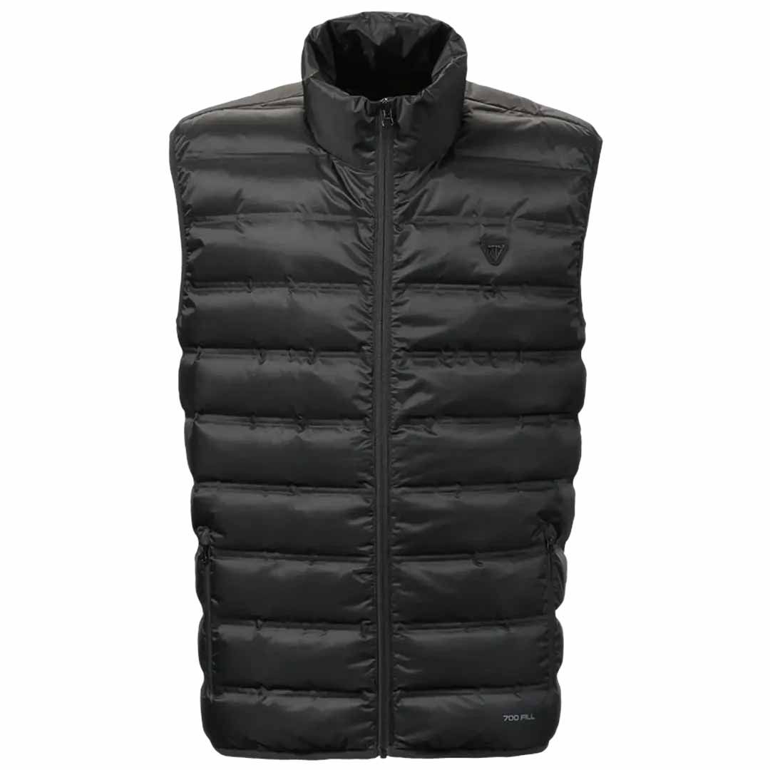 Triumph Black Welded Down Gilet Vest - MFNS25001 Triumph Black Welded Down Gilet Vest - MFNS25001