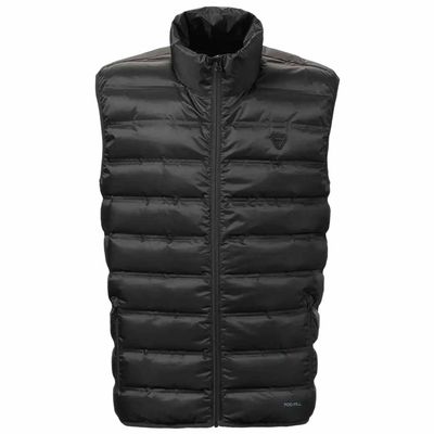 Triumph Black Welded Down Gilet Vest - MFNS25001 Triumph Black Welded Down Gilet Vest - MFNS25001