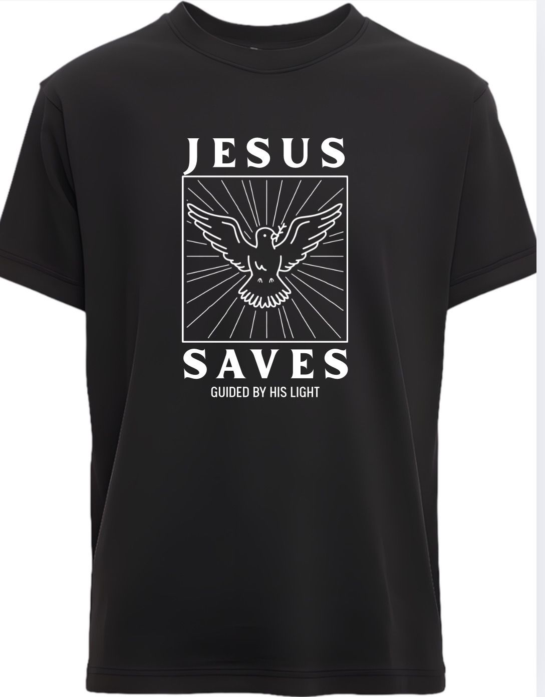 Jesus Saves Guided By His Light