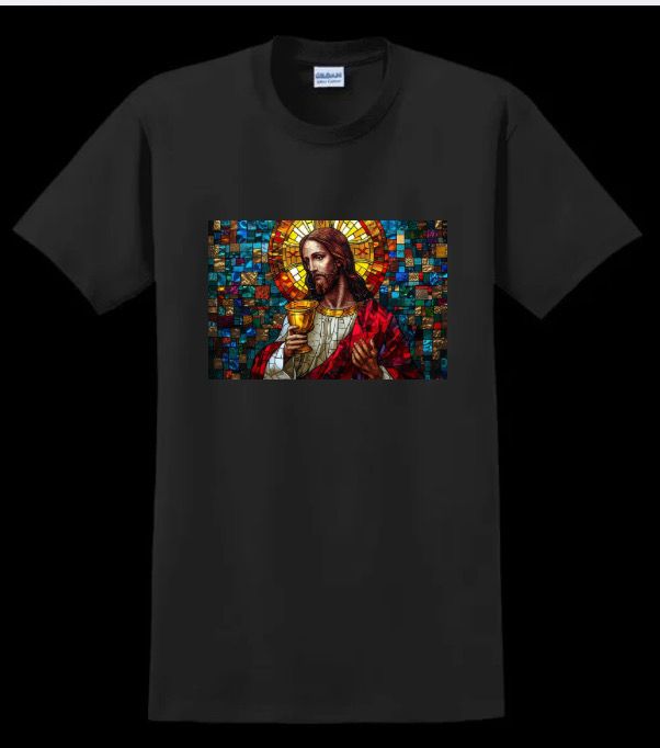 Jesus Stained 2 T