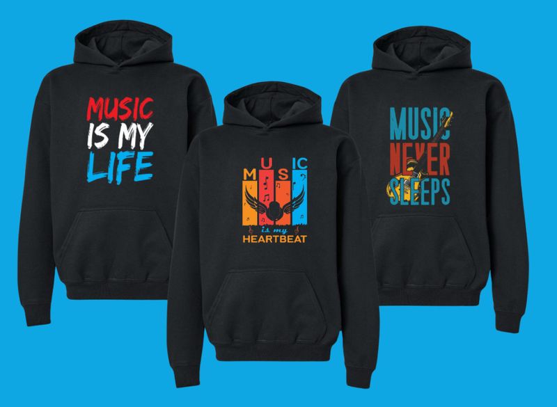 Music Is My Life Hoods /T’s