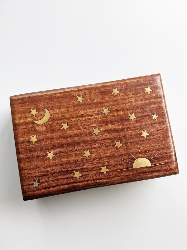 Handcarved Wooden Boxes