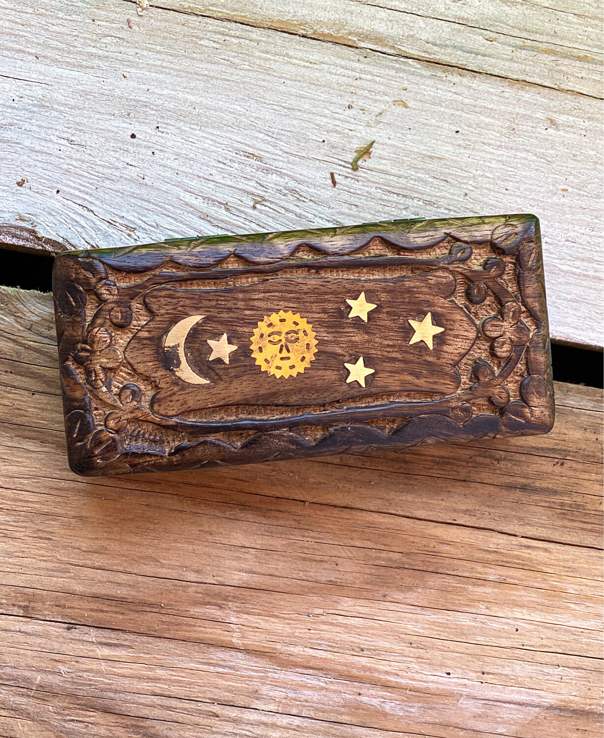 Celestial Inlay Wooden Box