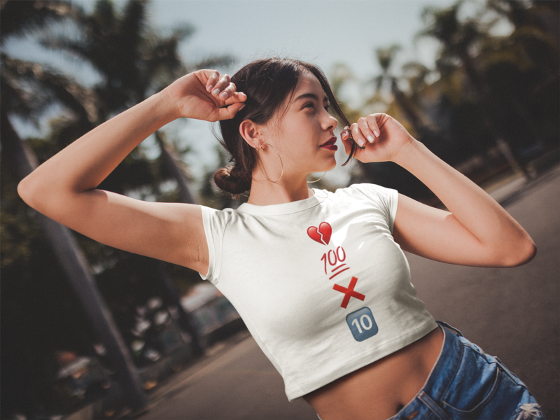 SB1K &quot;100x10&quot; Cropped T-Shirt