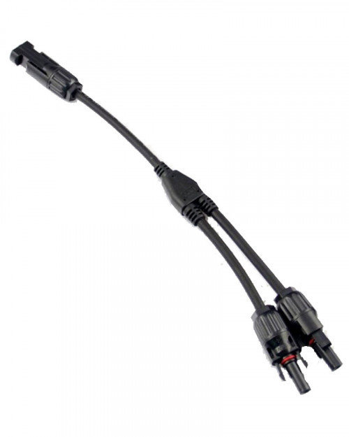 Conector paralelo FV MC4 1 hembra 2 machos