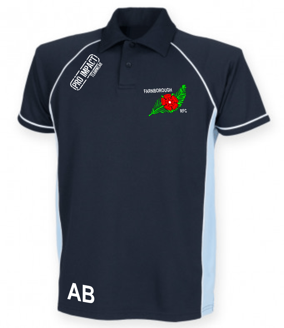 FRUFC Tech Polo Shirt printed crest ( adult Sizes)