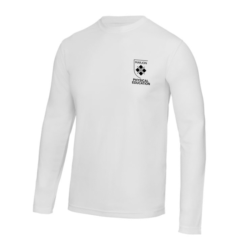 Physical Education Long Sleeved T-Shirt White