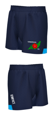 Rugby Short with Crest junior sizes