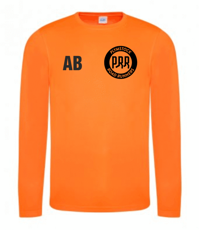 Unisex Long Sleeved Shirt Orange