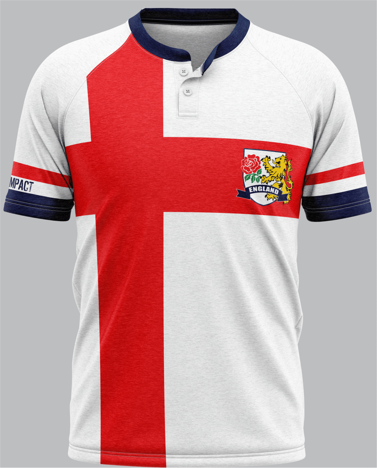 England Flag Supporters Rugby Jersey