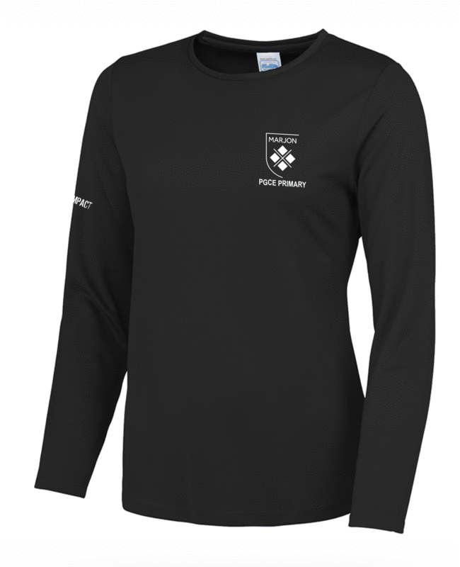 Ladies Long Sleeved T-Shirt Black