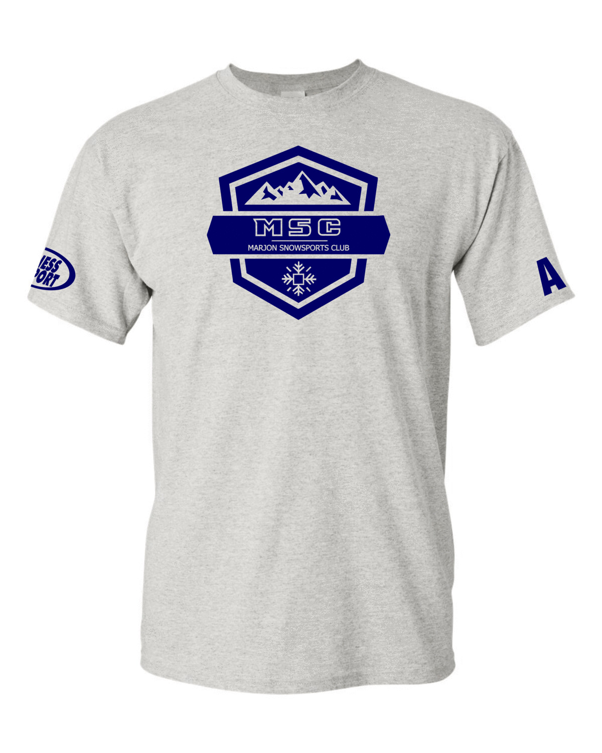 Snowsports Cotton T-Shirt Sports Grey