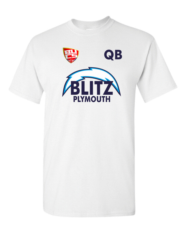 Blitz Gameday Cotton T-Shirt White