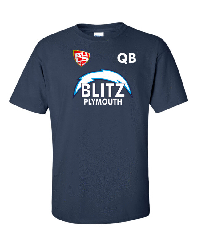 Blitz Gameday Cotton T-Shirt Navy