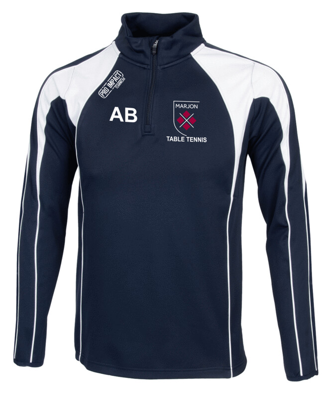 Table Tennis 1/4 Zip Midlayer
