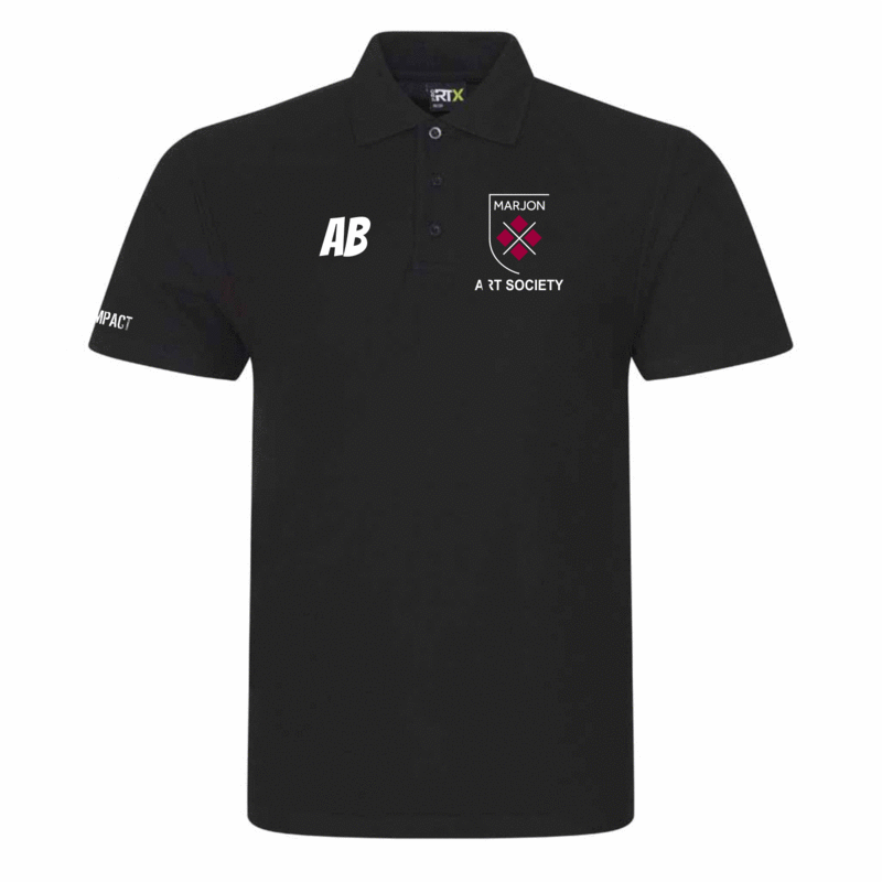 Art Polo Shirt Black