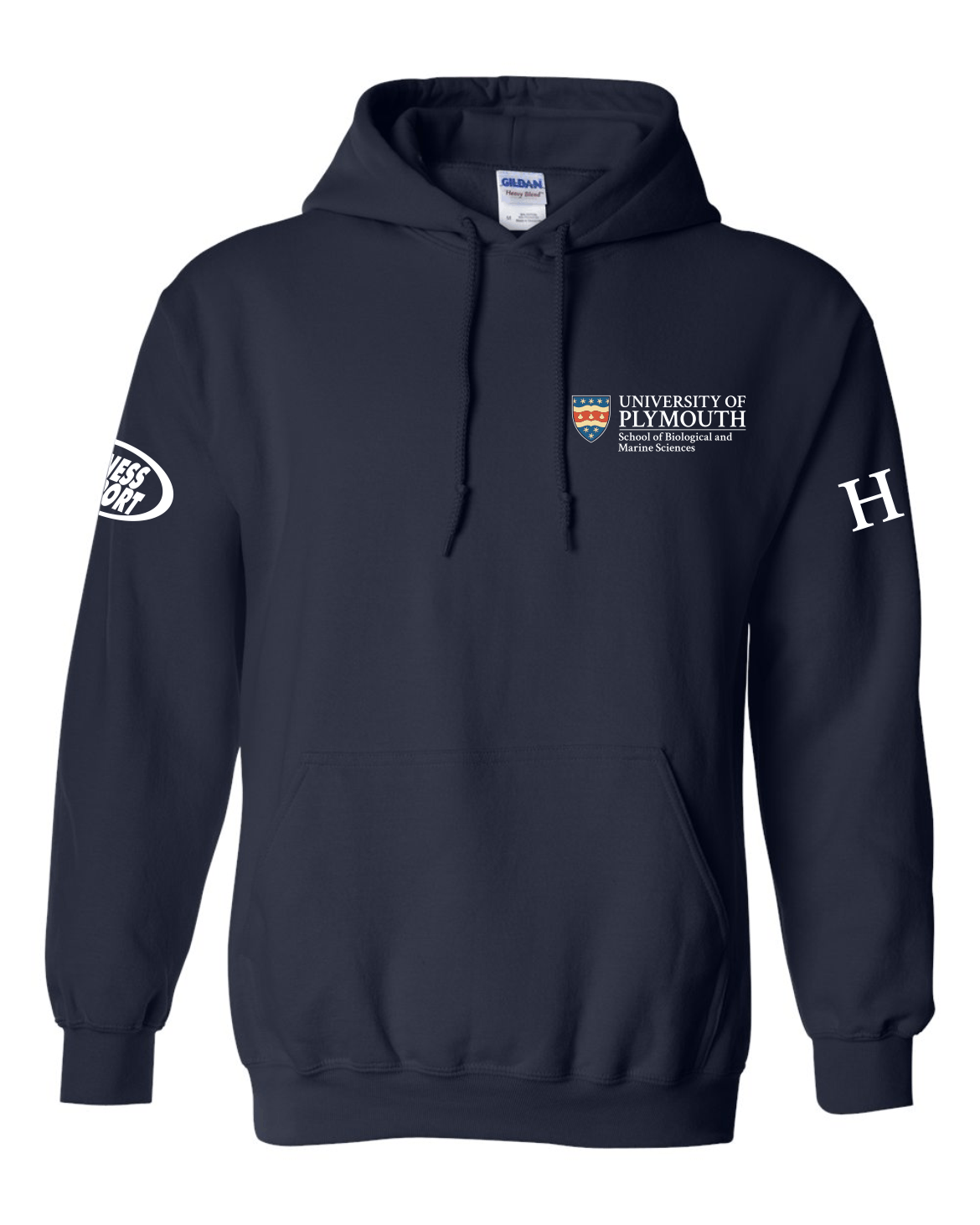 Marine Biology &amp; Oceanography Navy Hoodie