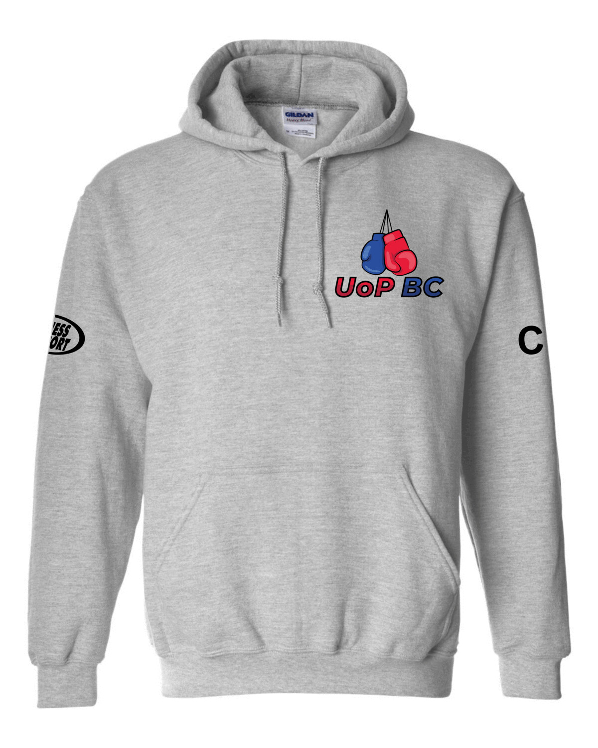 UP Boxing Grey Hoodie