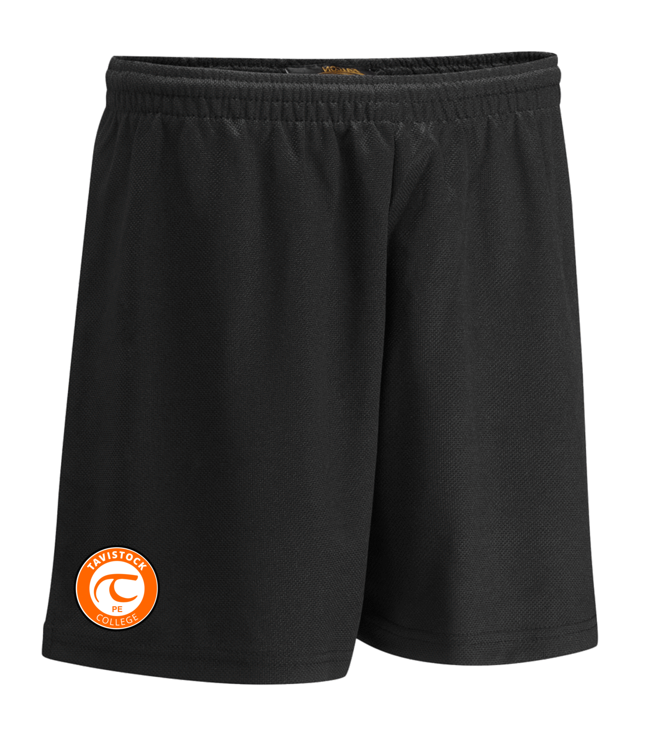 Sports shorts with printed logo