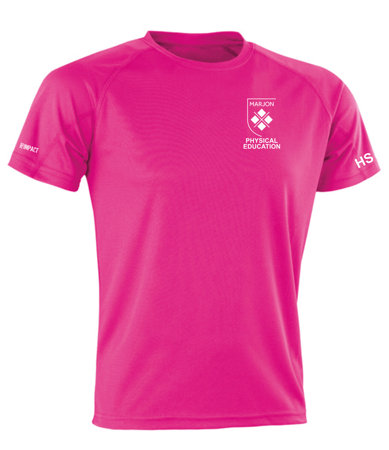 Marjon PE Tech T-Shirt Pink