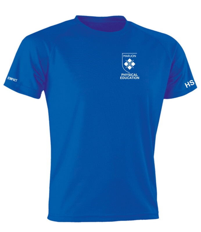 Marjon PE Tech T-Shirt Royal