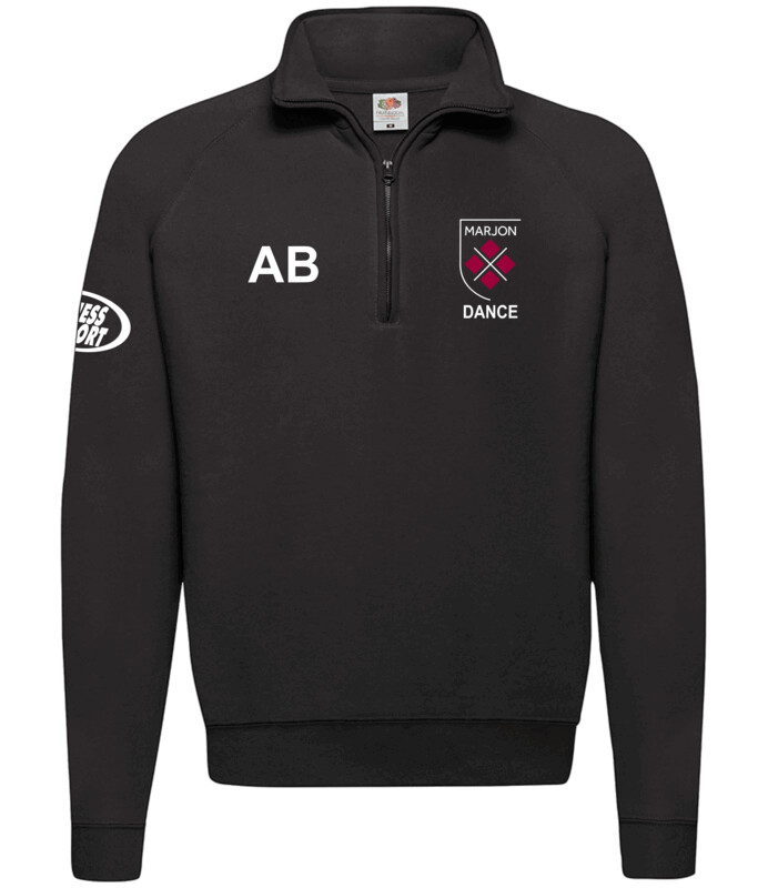 Marjon Dance Quarter Zip Sweatshirt Black