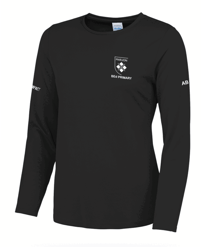 BEd Primary Ladies Long Sleeved T-Shirt Black