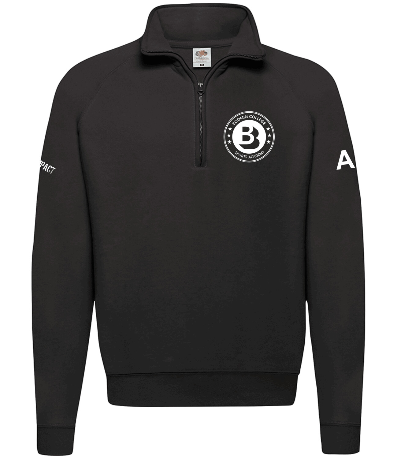 Bodmin Sports Academy 1/4 Zip Sweatshirt