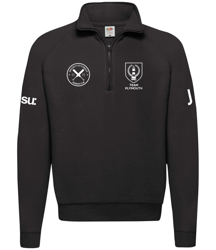 Rounders 1/4 Zip Black Committee