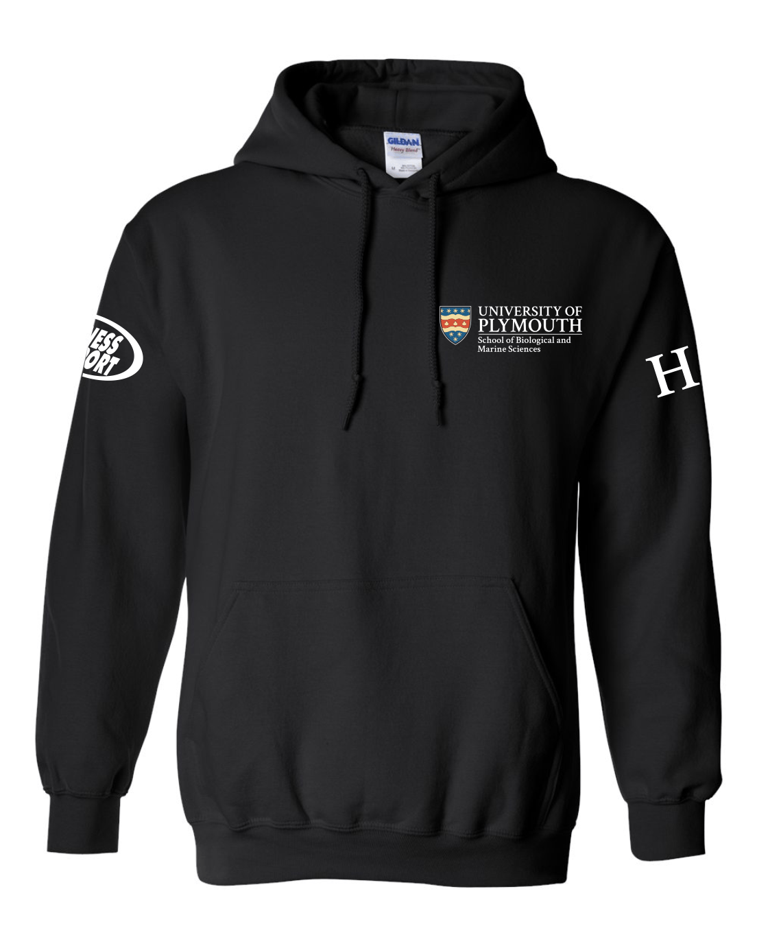 Marine Conservation Black Hoodie