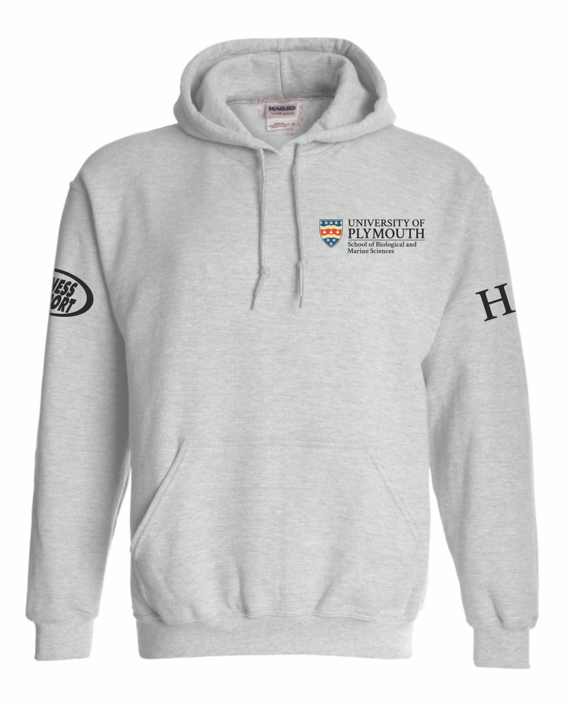Marine Conservation Grey Hoodie