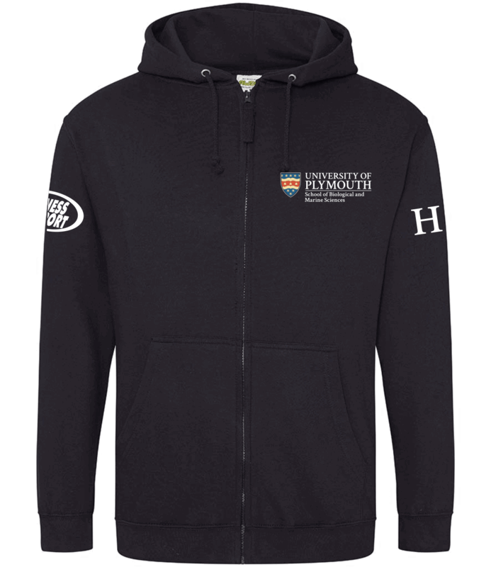 Marine Conservation Black Zip Hoodie