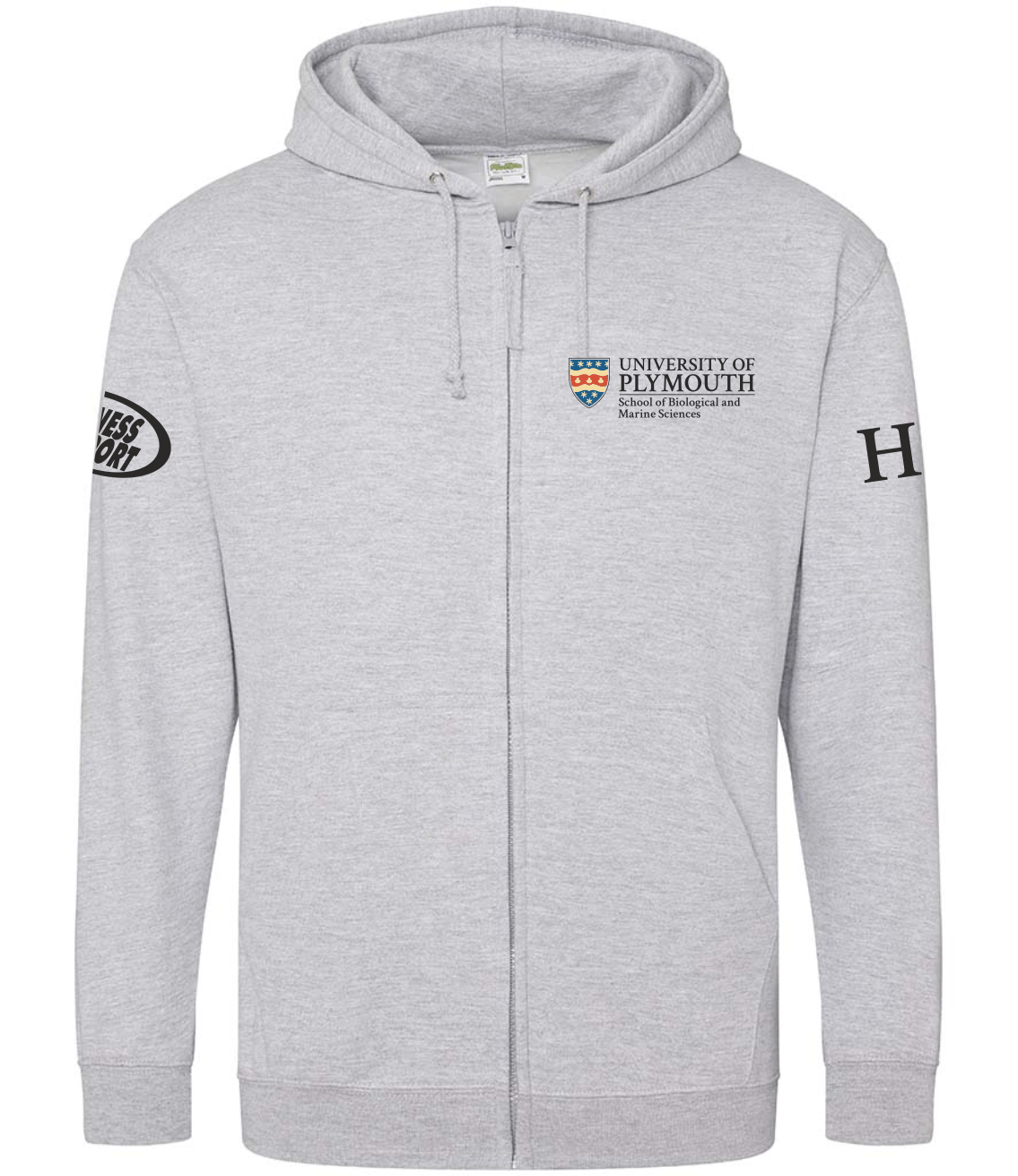 Marine Conservation Grey Hoodie