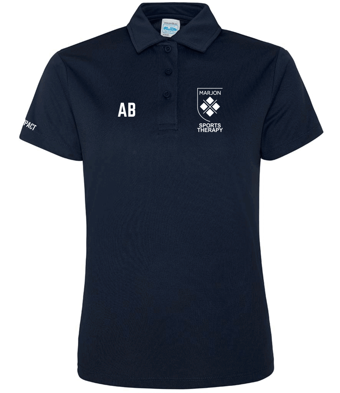 Marjon Sports Therapy Tech Lady Polo Navy