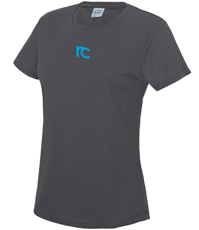 RC Running Lady T-Shirt Charcoal