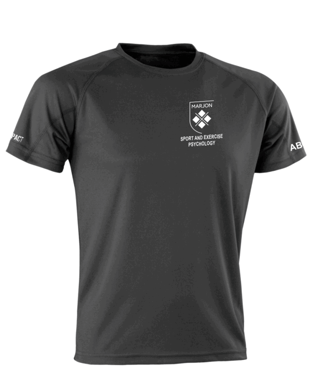Marjon Sport and Exercise Psychology Tech T-Shirt Black