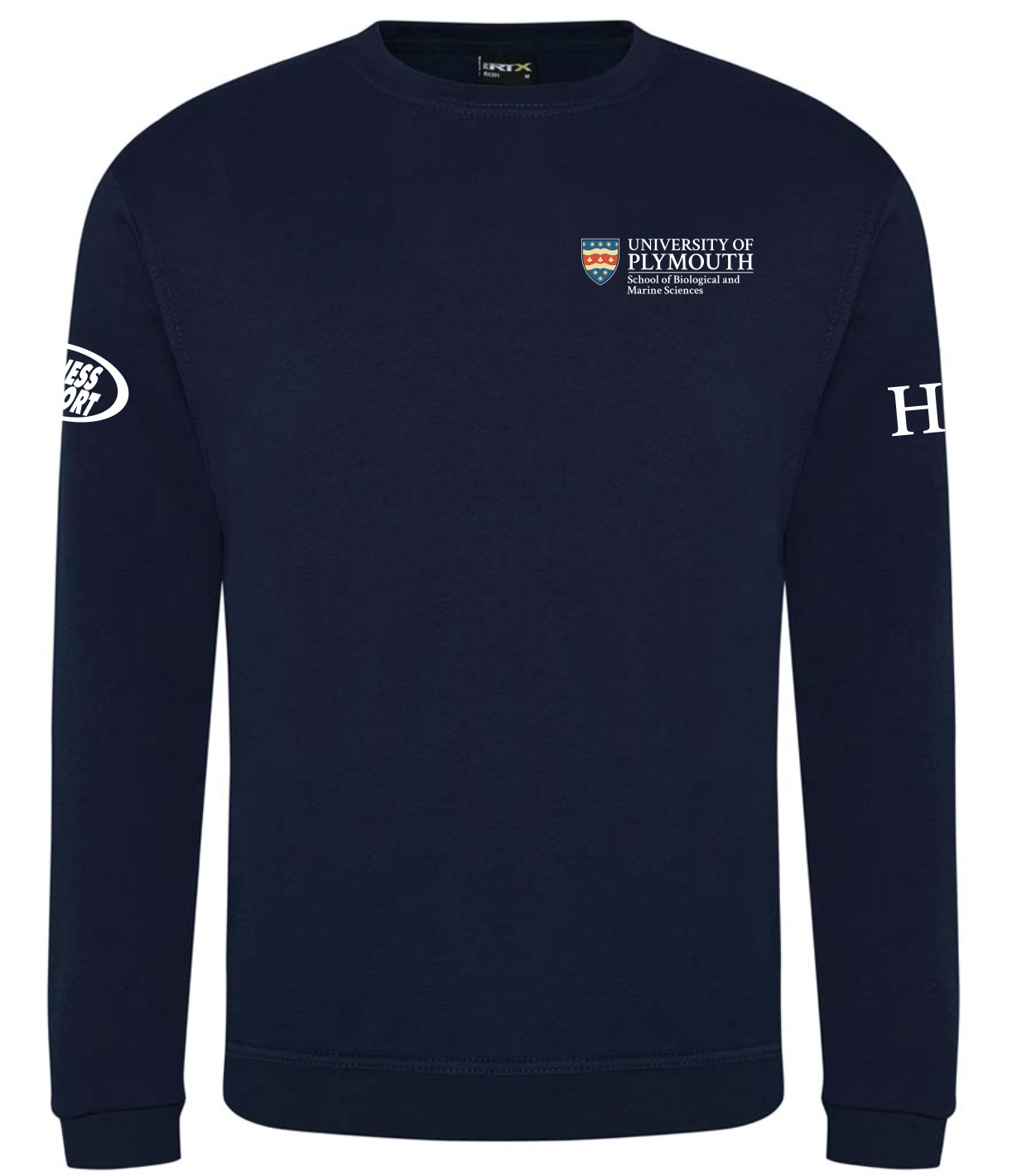 Marine Biology &amp; Oceanography Navy Sweatshirt