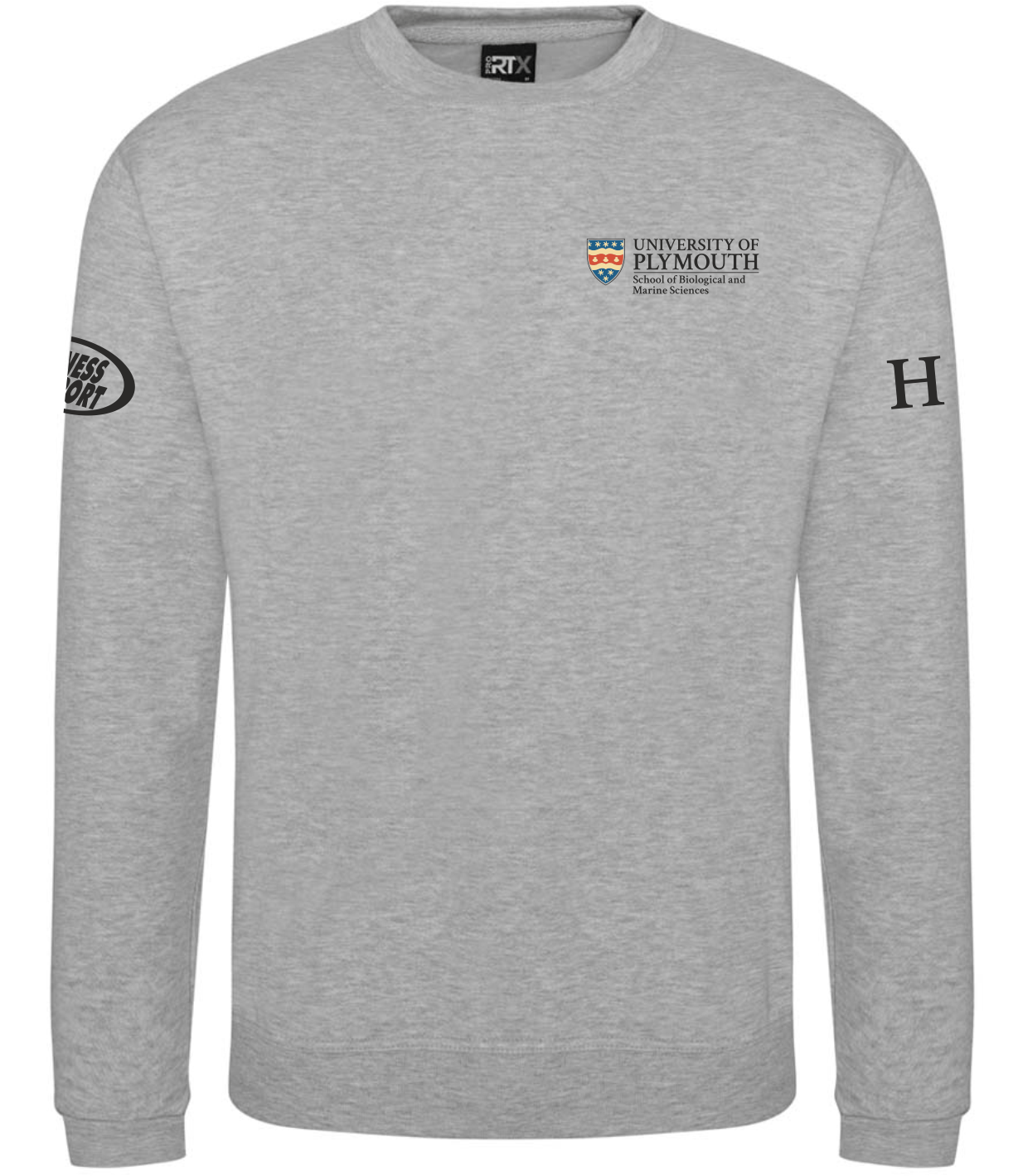 Oceanography &amp; Coastal Processes Grey Sweatshirt