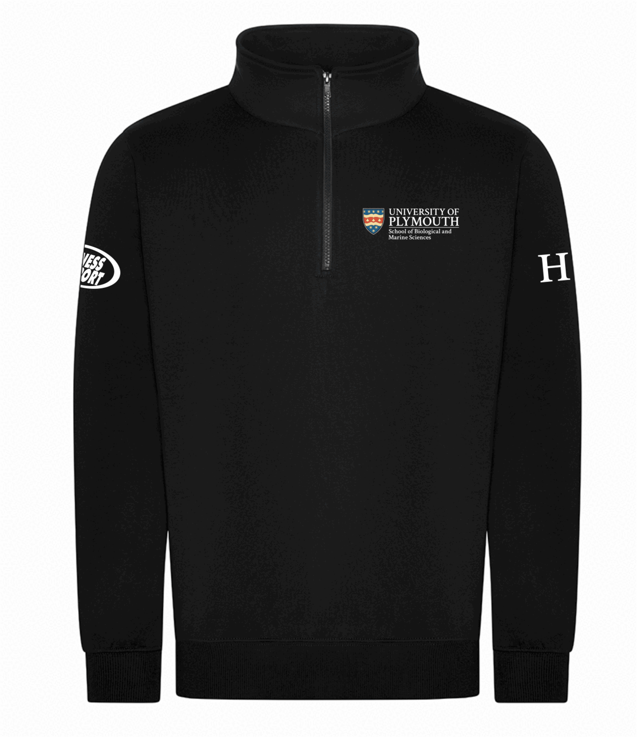 Sustainable Aquaculture and Fisheries Black 1/4 Zip