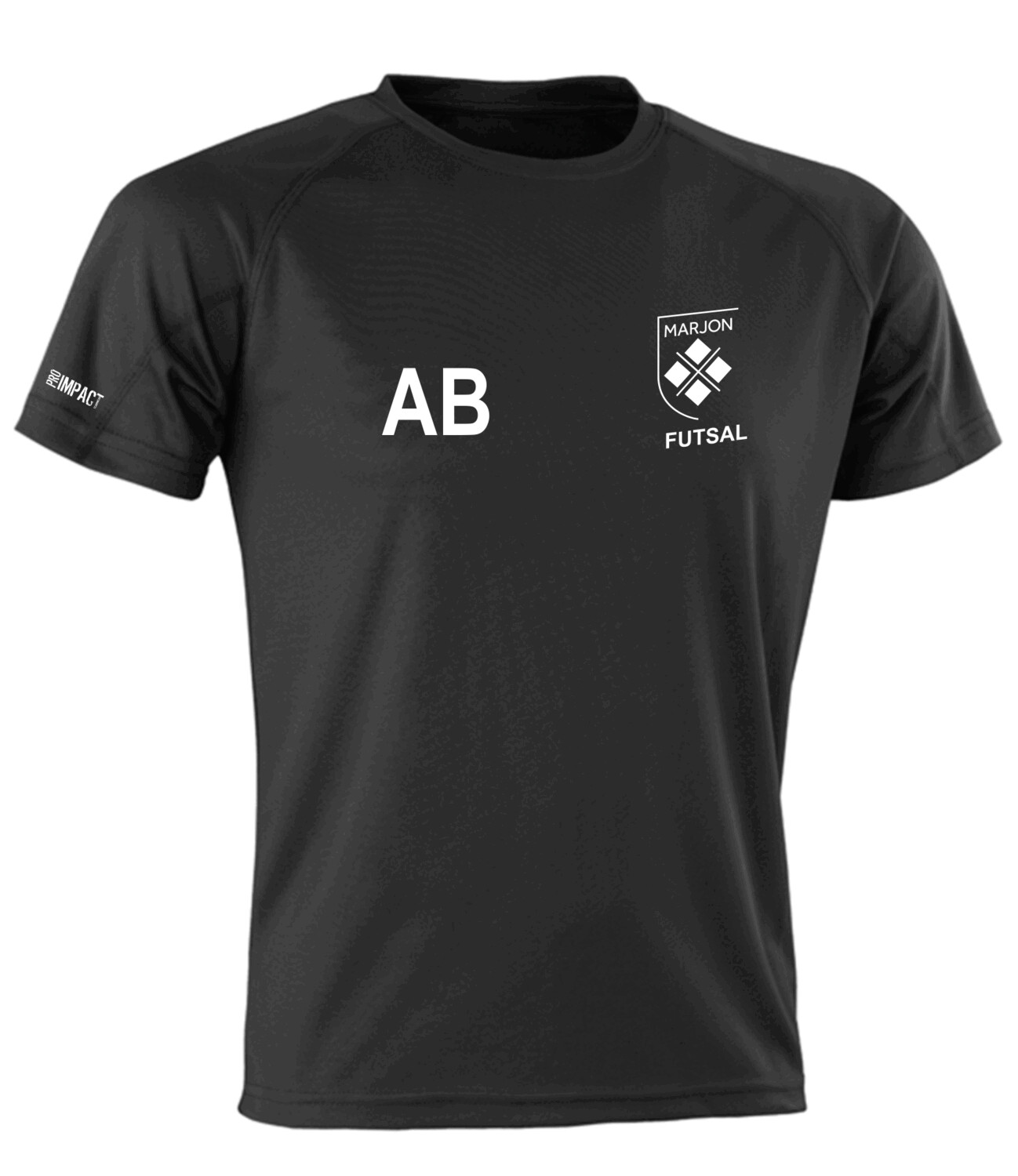 Marjon Futsal Tech T-Shirt Black