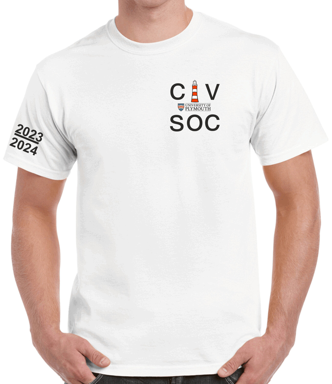 Civ Soc White T-shirt