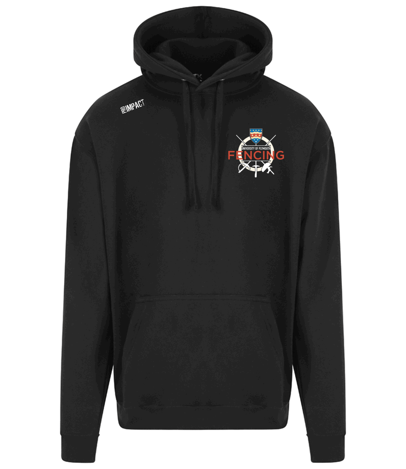 UP Fencing Hoodie Black