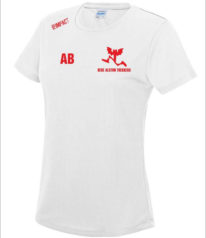 Bere Alston Trekkers White Lady Tech T-Shirt