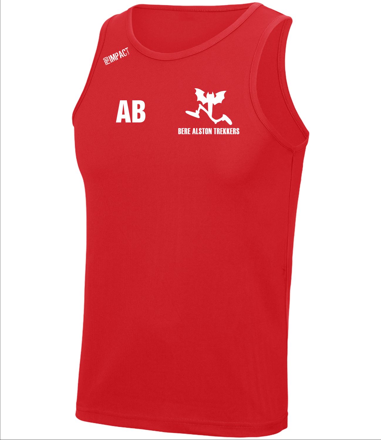 Bere Alston Trekkers Red Unisex Vest