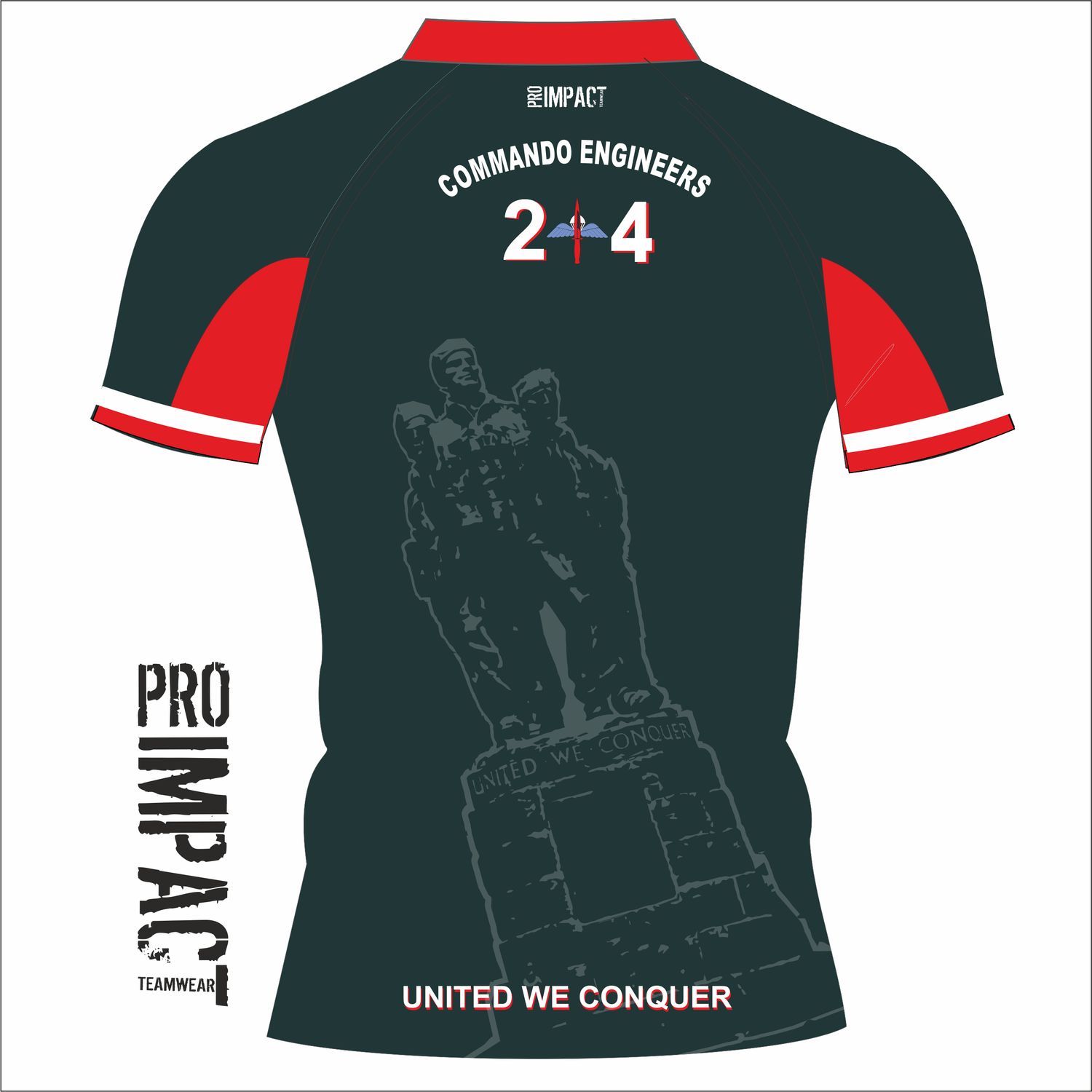 24 Rugby Shirt Bottle with Wings/Dagger