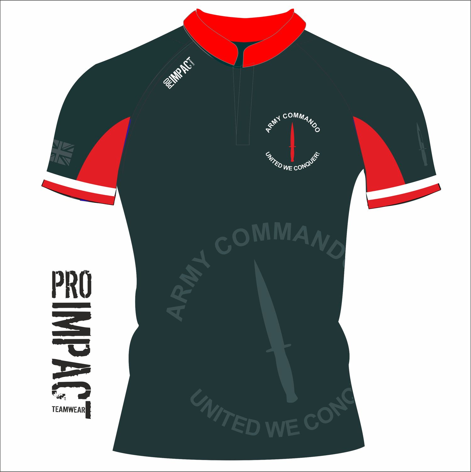 Army Commando Bottle Rugby Shirt