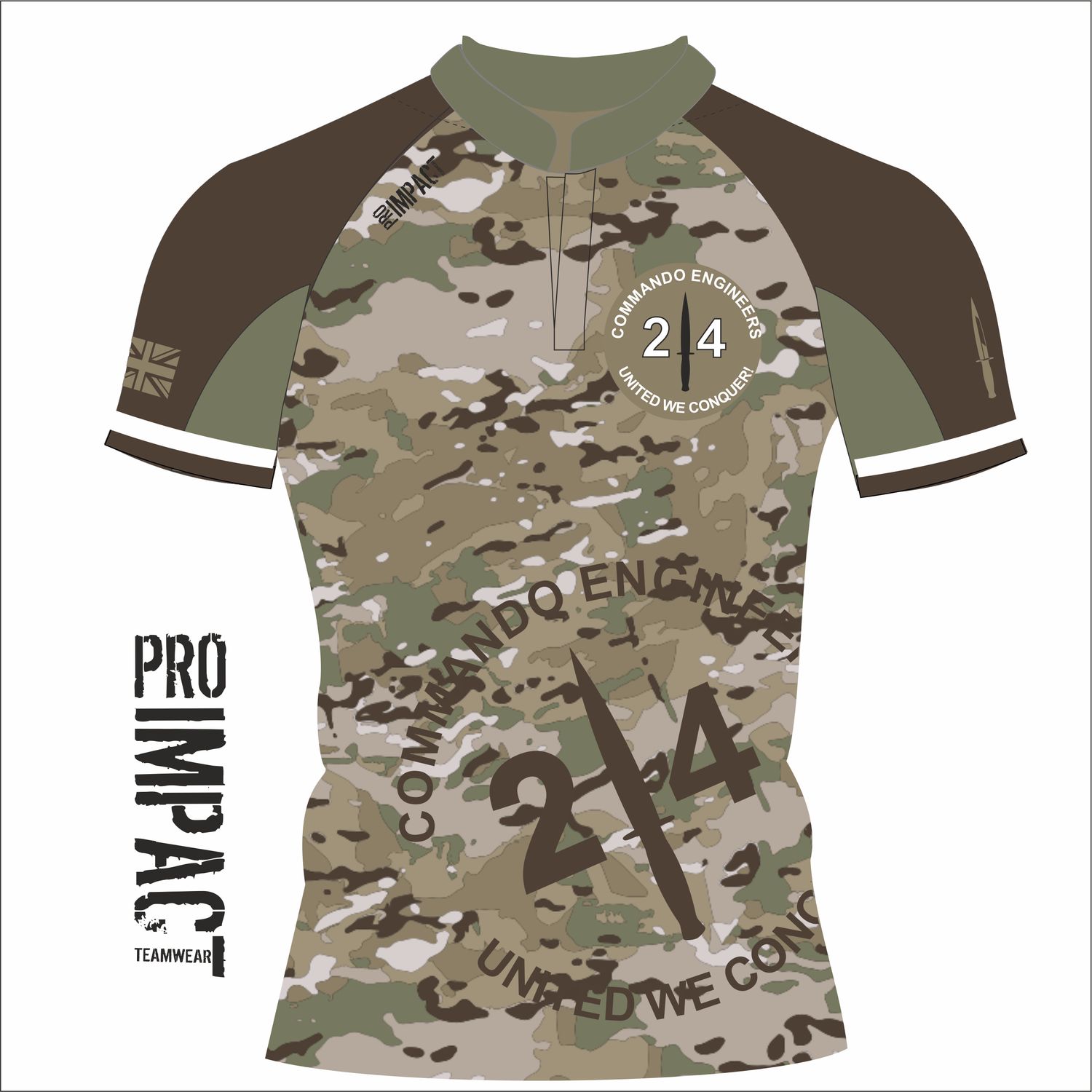 24 Rugby Shirt Camo