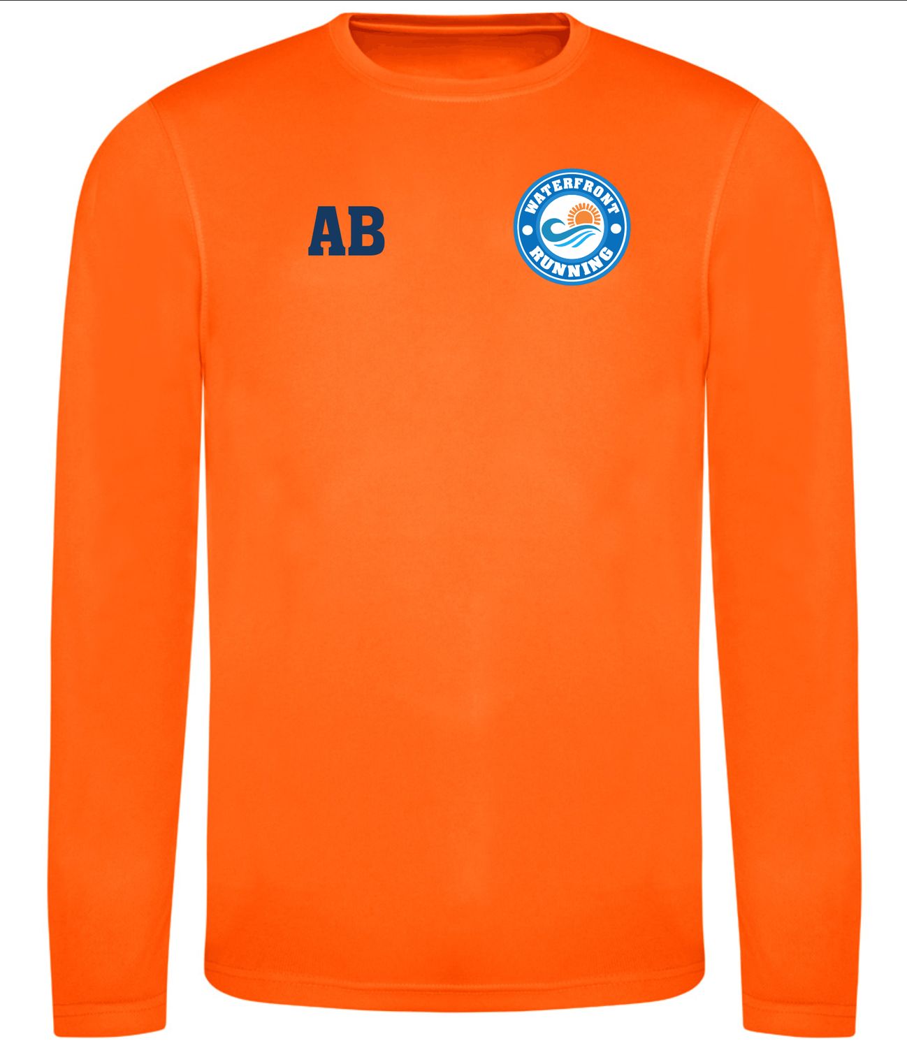 Waterfront Running Long Sleeve Orange