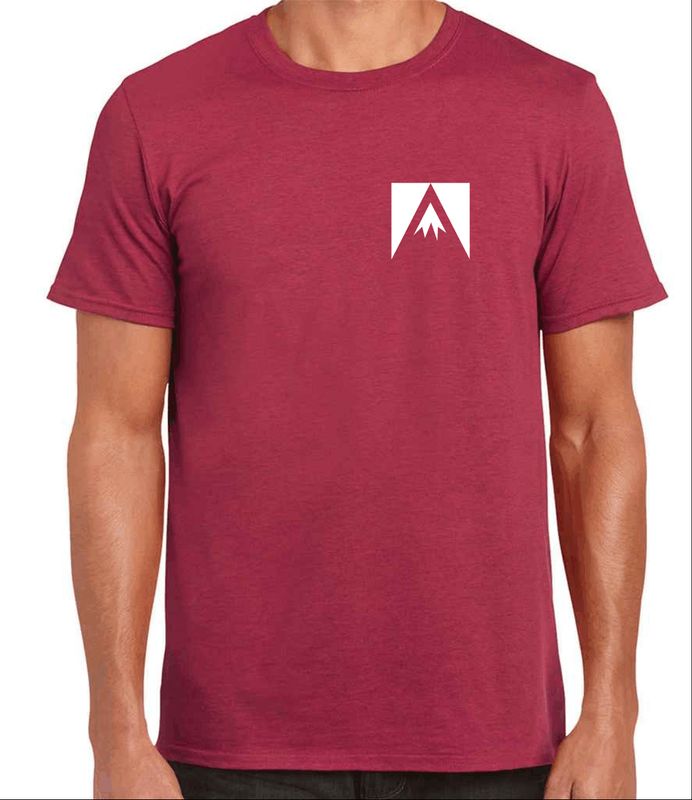 Peak Health and Fitness T-Shirt Antique Cherry Red