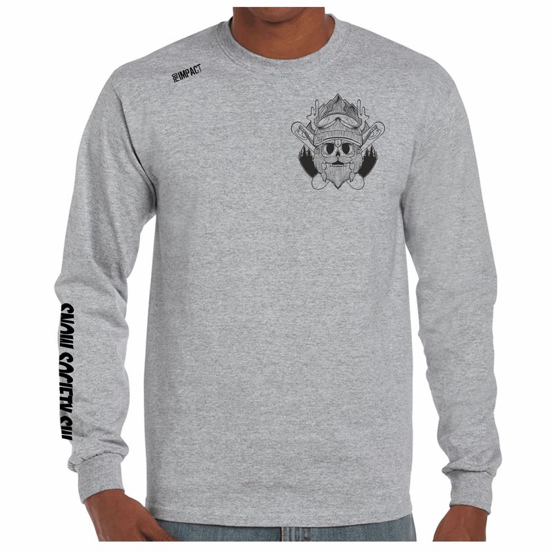 Snow Society SW Long Sleeve Grey T-Shirt